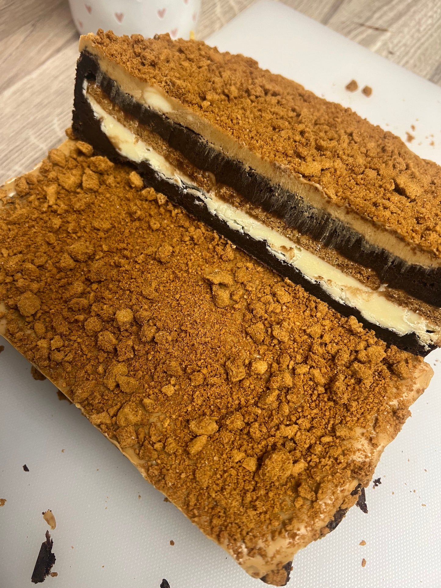 Biscoff Milkybar Brownie