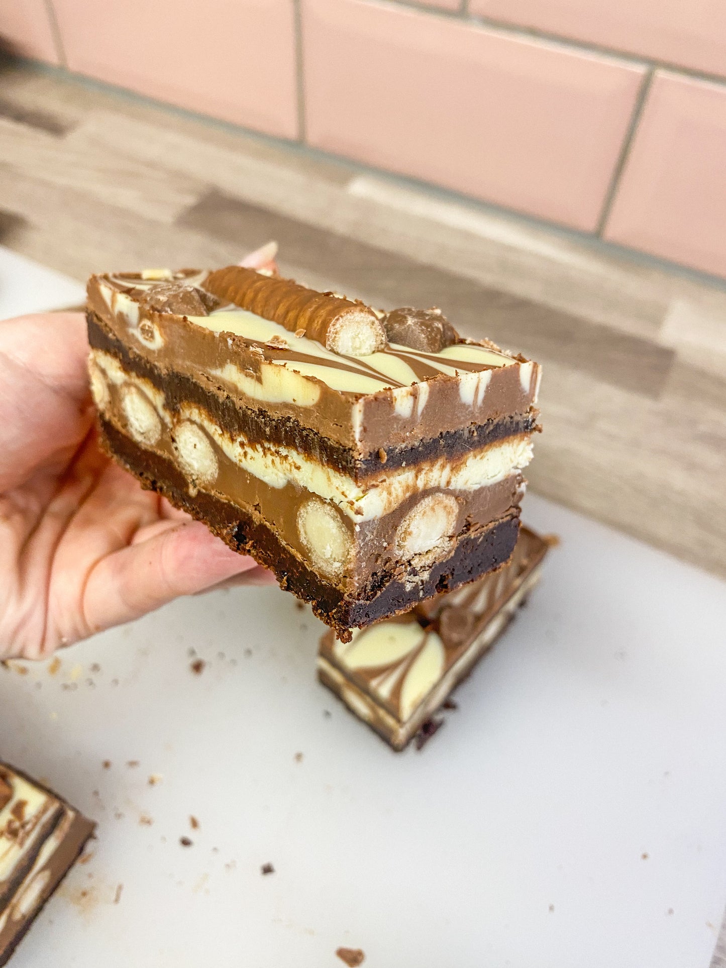 Milkyway Crispy Roll Brownie Tray