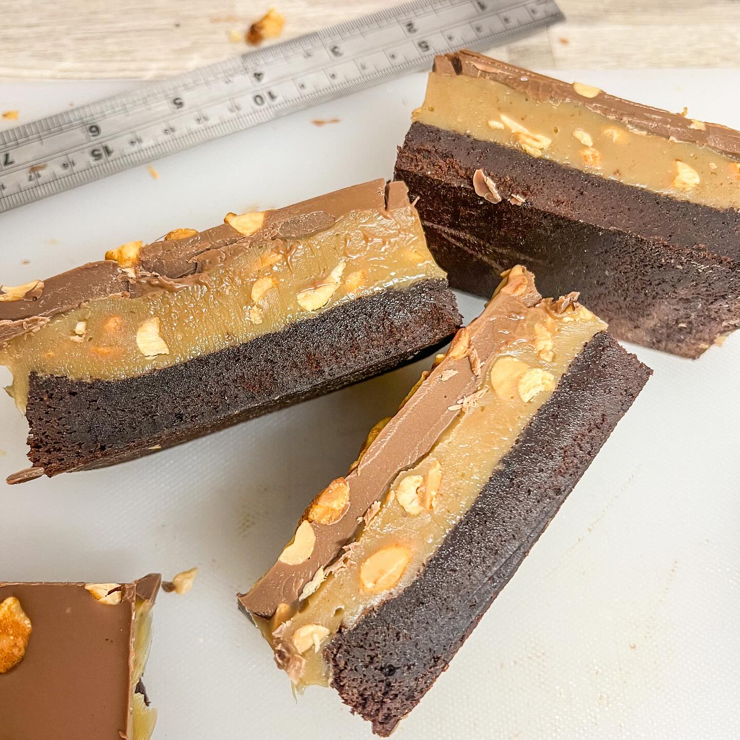 Peanut Caramel Brownie