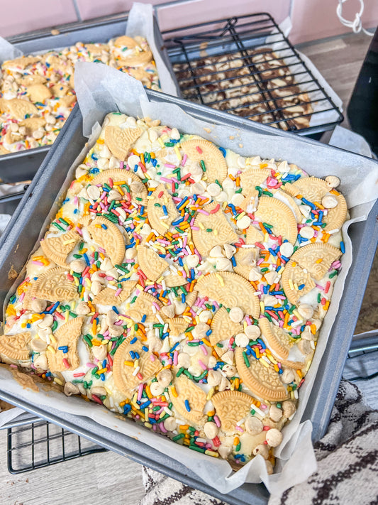 Golden Oreo Funfetti Blondie