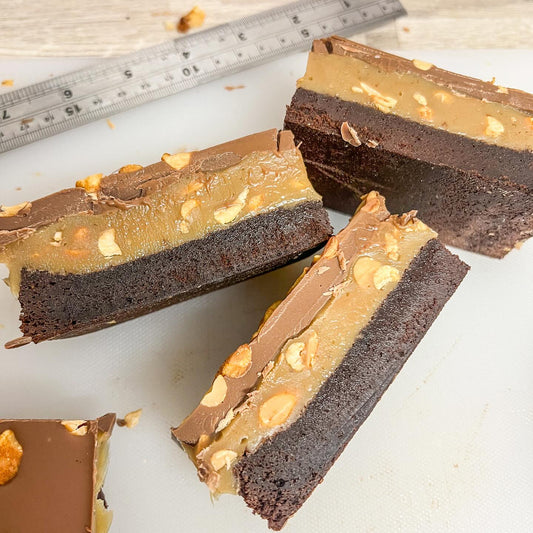 Peanut Caramel Brownie